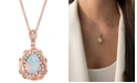 Le Vian Neopolitan Opal (1 ct. t.w.) & Diamond (1/2 ct. t.w.) 20" Pendant Necklace in 14k Rose Gold